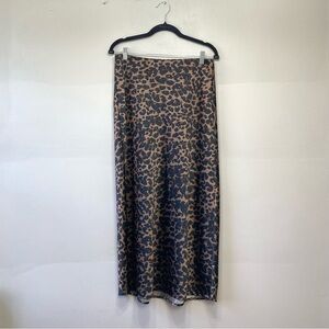 Rachel Zoe leopard print maxi skirt